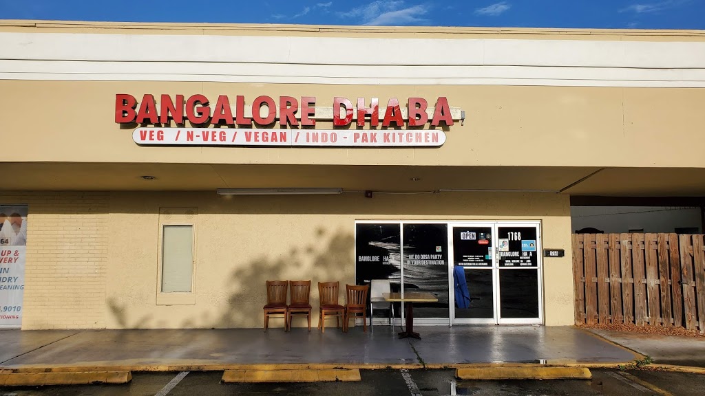 Bangalore Dhaba | restaurant | 1768 N University Dr, Pembroke Pines, FL 33024, USA | 9547485660 OR +1 954-748-5660