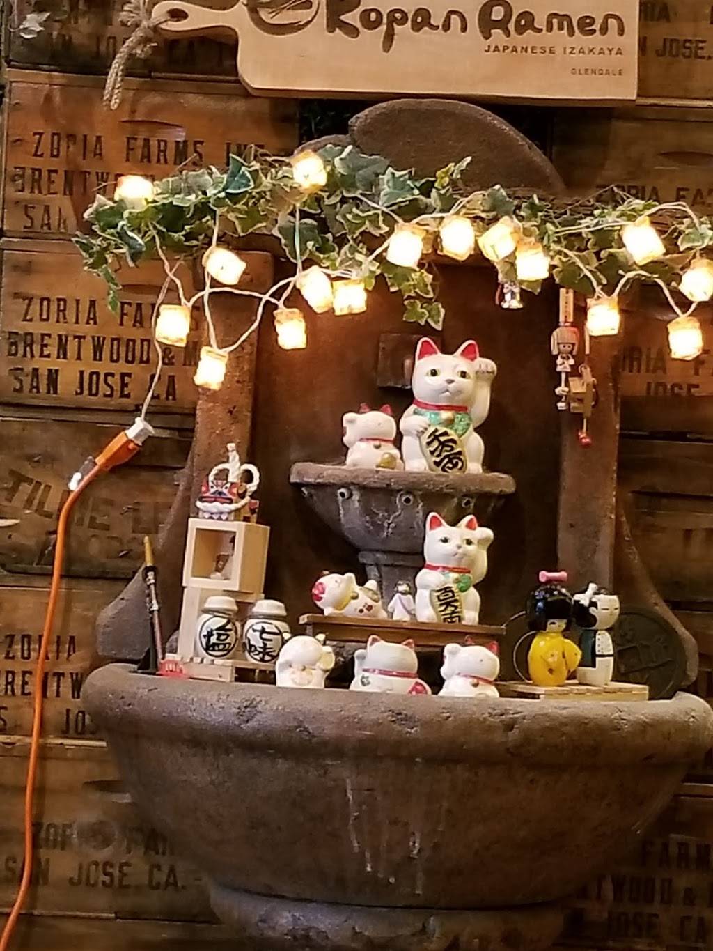 Kopan Ramen | restaurant | 126 N Brand Blvd, Glendale, CA 91203, USA | 8182420505 OR +1 818-242-0505