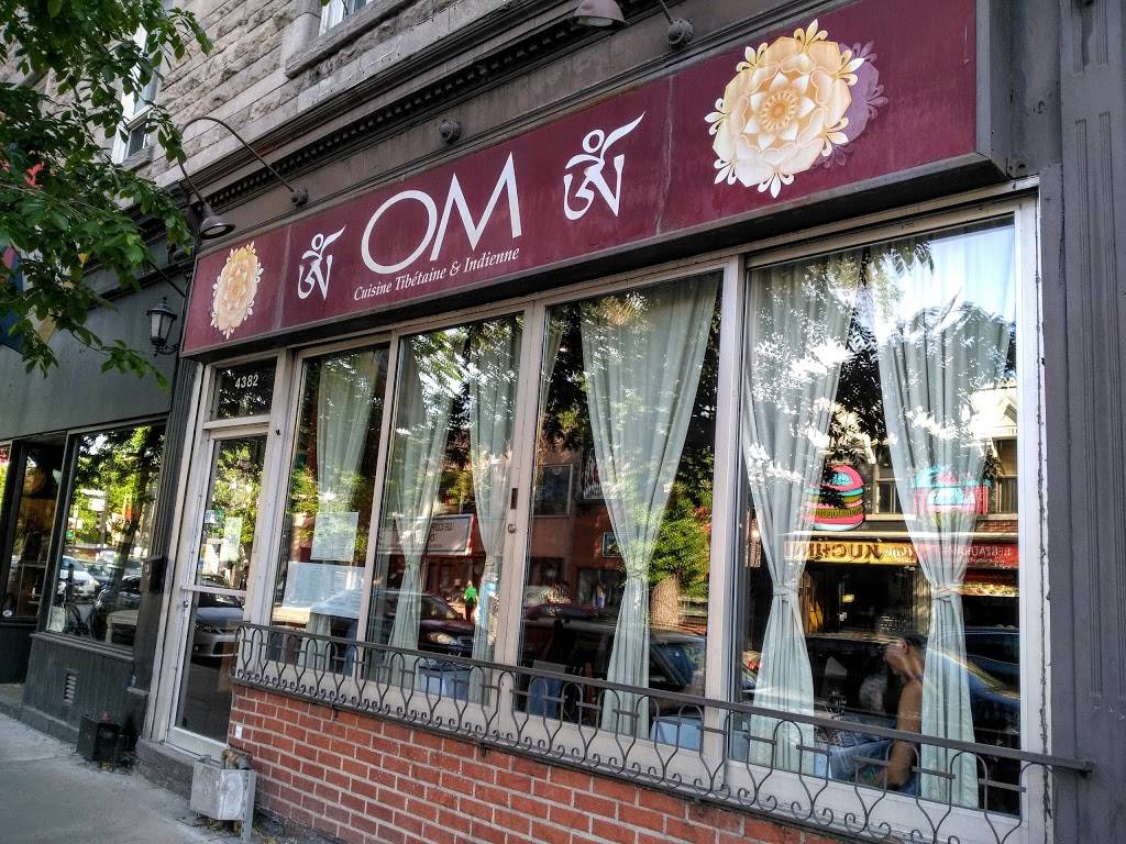 Om Tibetan Restaurant | restaurant | 4382 Boul St-Laurent, Montréal, QC H2W 1Z5, Canada | 5142873553 OR +1 514-287-3553