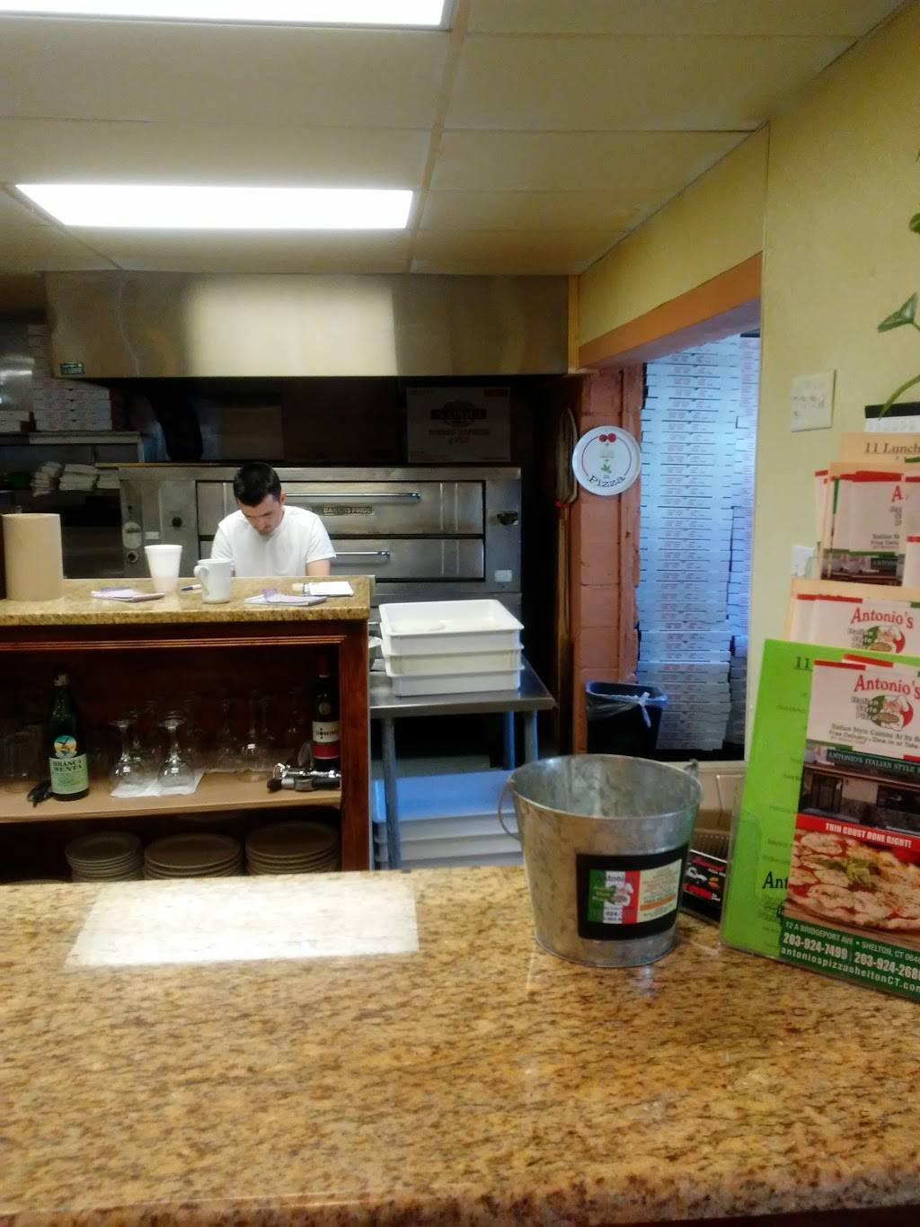 Antonios Italian Style Pizza | restaurant | 12A Bridgeport Ave, Shelton, CT 06484, USA | 2039247499 OR +1 203-924-7499