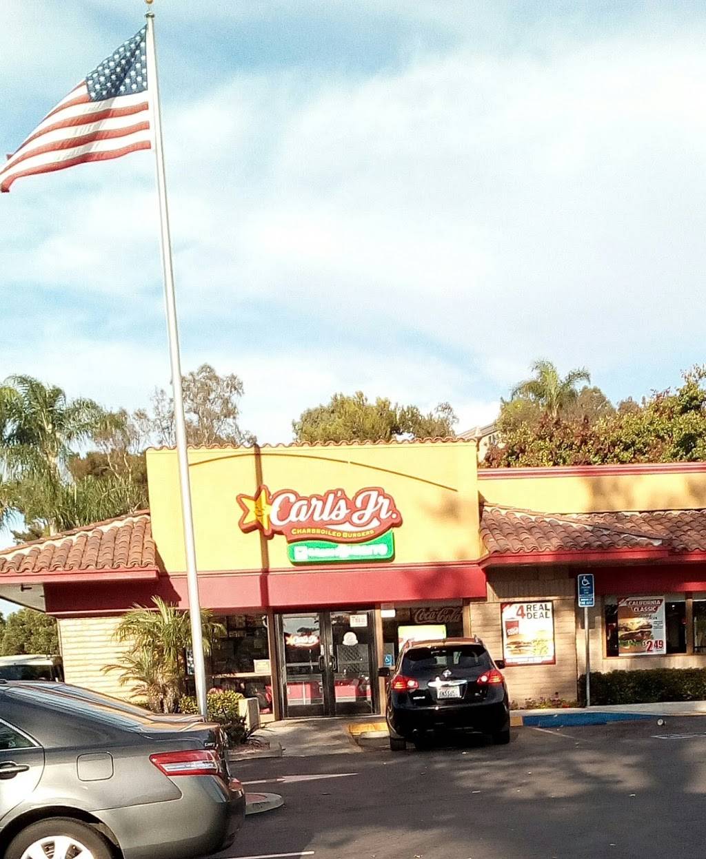 Carls Jr. | restaurant | 2608 El Camino Real, Carlsbad, CA 92008, USA | 7607295584 OR +1 760-729-5584