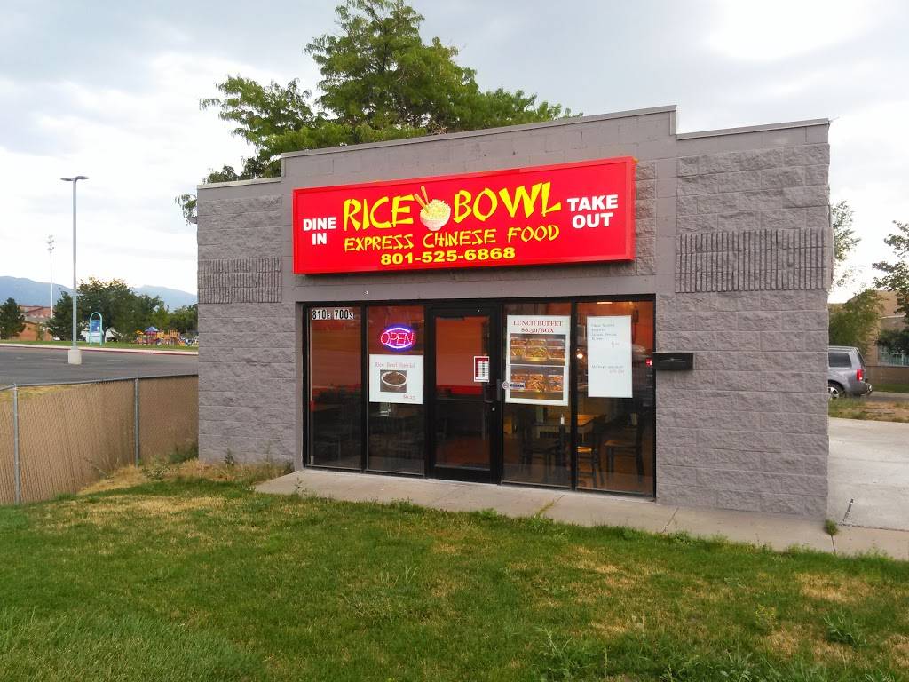 Rice Bowl | restaurant | 810 E 700 S, Clearfield, UT 84015, USA | 8015256868 OR +1 801-525-6868
