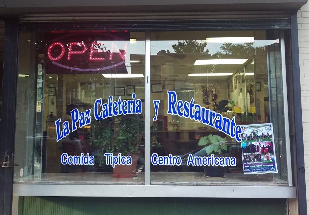La Paz Cafeteria y Restaurante | restaurant | 212 60th St, West New York, NJ 07093, USA | 2018618802 OR +1 201-861-8802