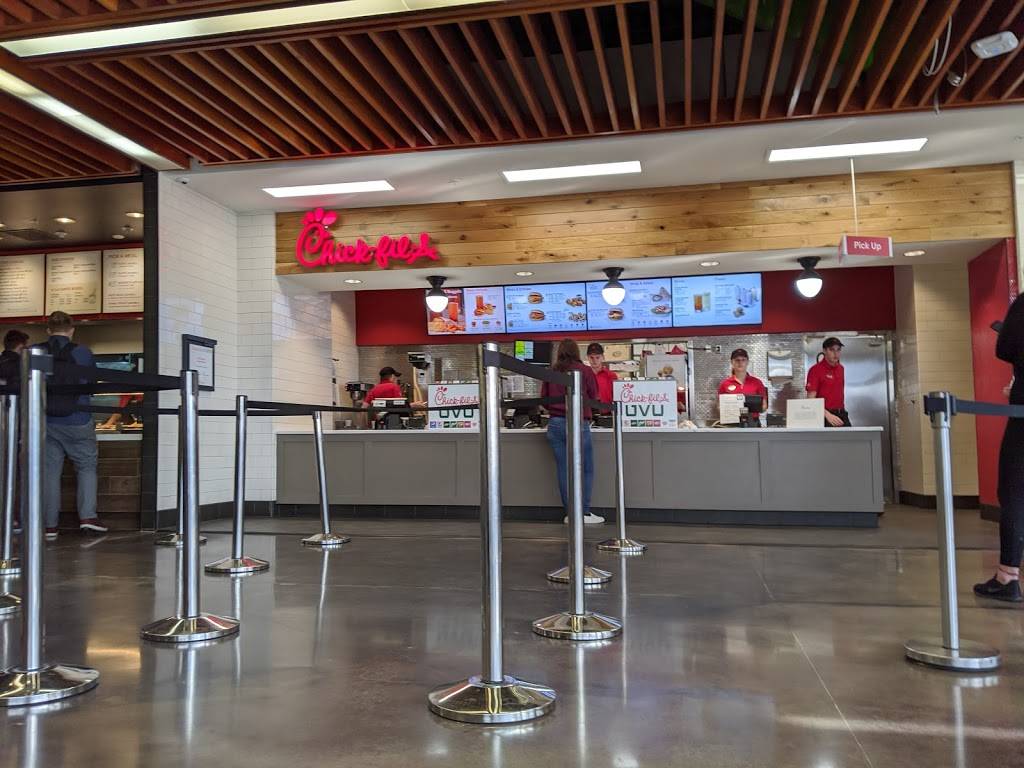 Chick-fil-A | restaurant | 800 W University Pkwy Sorensen Student Center, Orem, UT 84058, USA | 8018638664 OR +1 801-863-8664