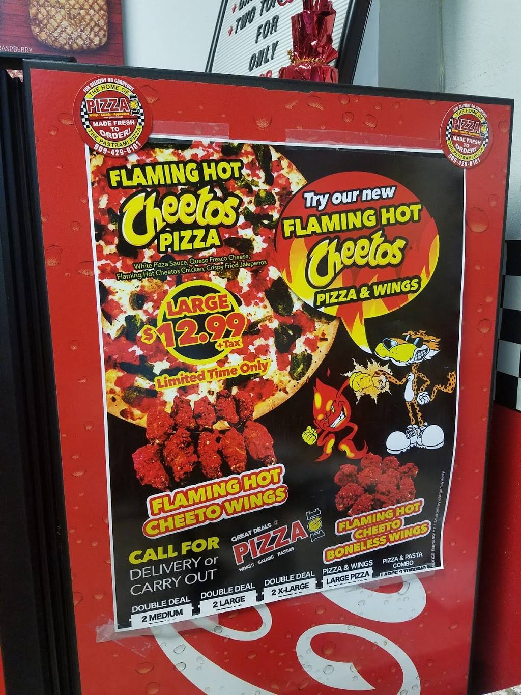 Pizza101 | restaurant | 14584 Baseline Ave, Fontana, CA 92336, USA | 9094290101 OR +1 909-429-0101