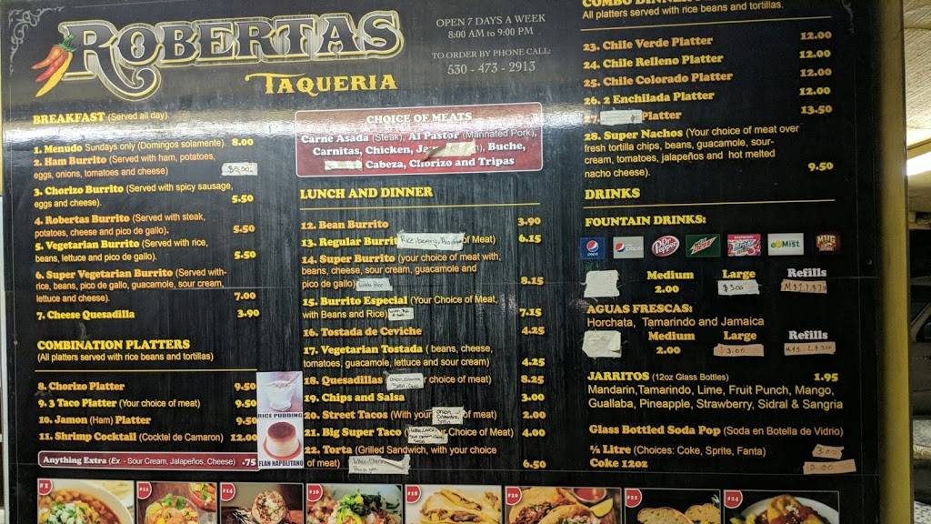 Robertas Taqueria | restaurant | 530 E St, Williams, CA 95987, USA | 5304732913 OR +1 530-473-2913