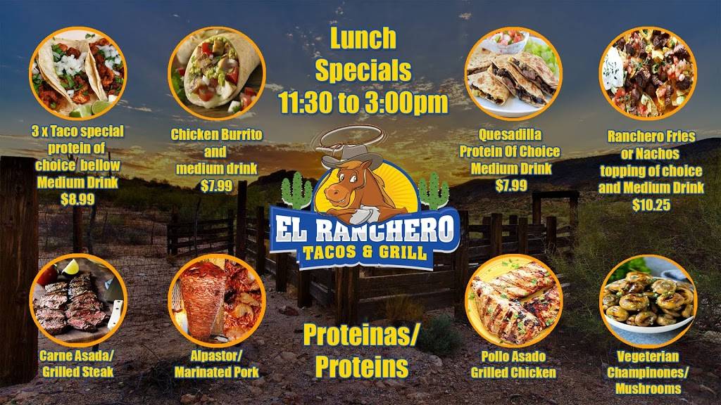 El Ranchero Tacos and Grill | restaurant | 10140 W Tropicana Ave #122, Las Vegas, NV 89147, USA | 7029823663 OR +1 702-982-3663