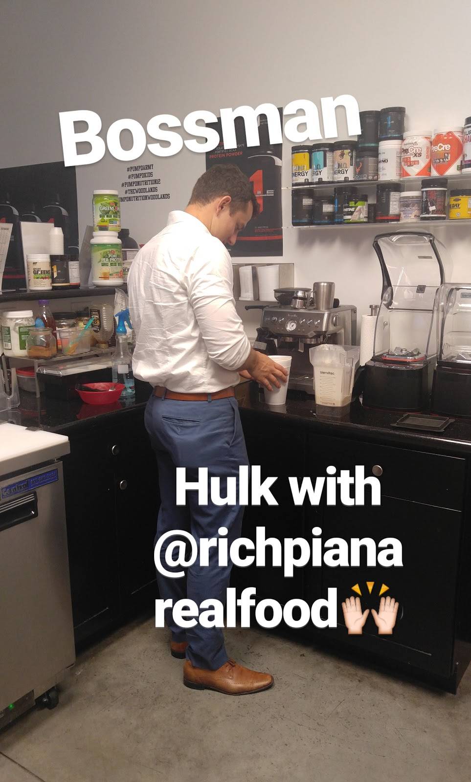 Pumpd Nutrition | restaurant | 1027 Sawdust Rd Suite 200, The Woodlands, TX 77380, USA | 3463312117 OR +1 346-331-2117