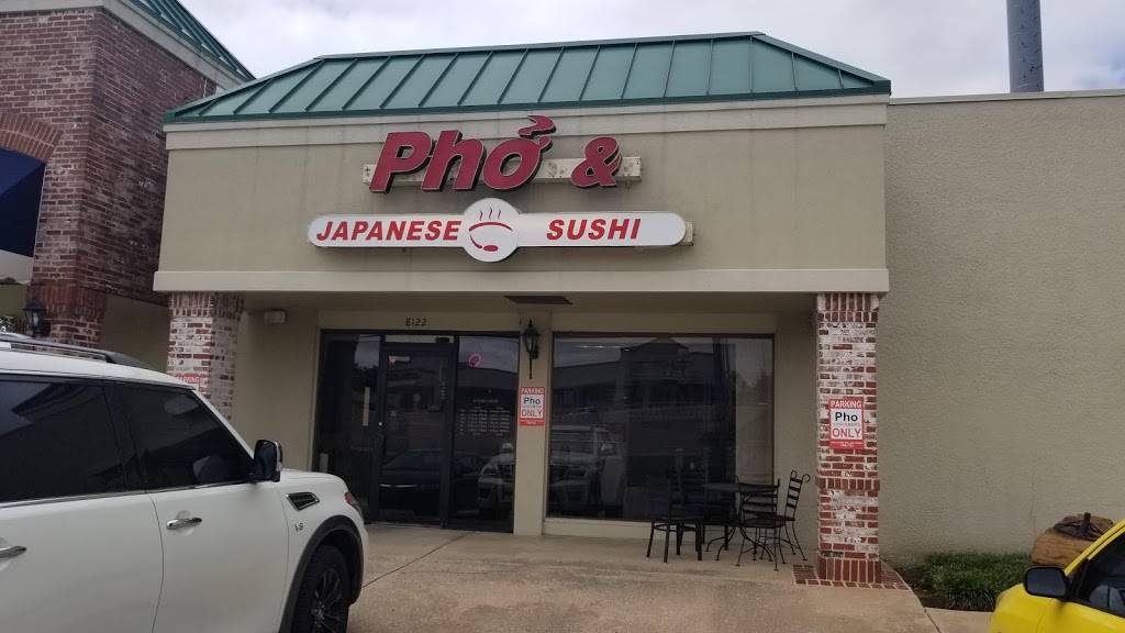 Phò & Japanese Sushi | restaurant | 8122 S Harvard Ave, Tulsa, OK 74137, USA | 9185742888 OR +1 918-574-2888