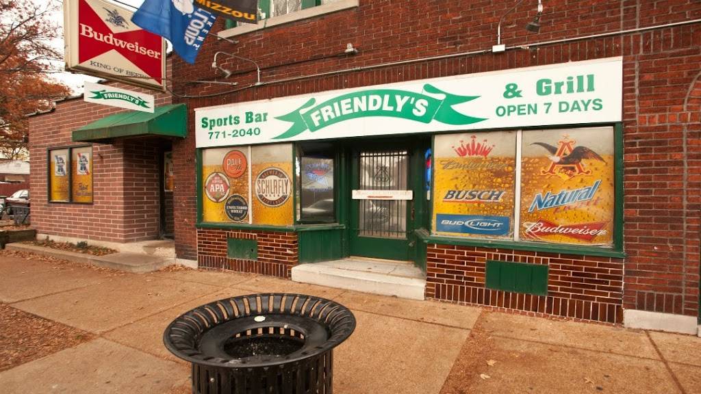 Friendlys Sports Bar & Grill | restaurant | 3503 Roger Pl, St. Louis, MO 63116, USA | 3147712040 OR +1 314-771-2040