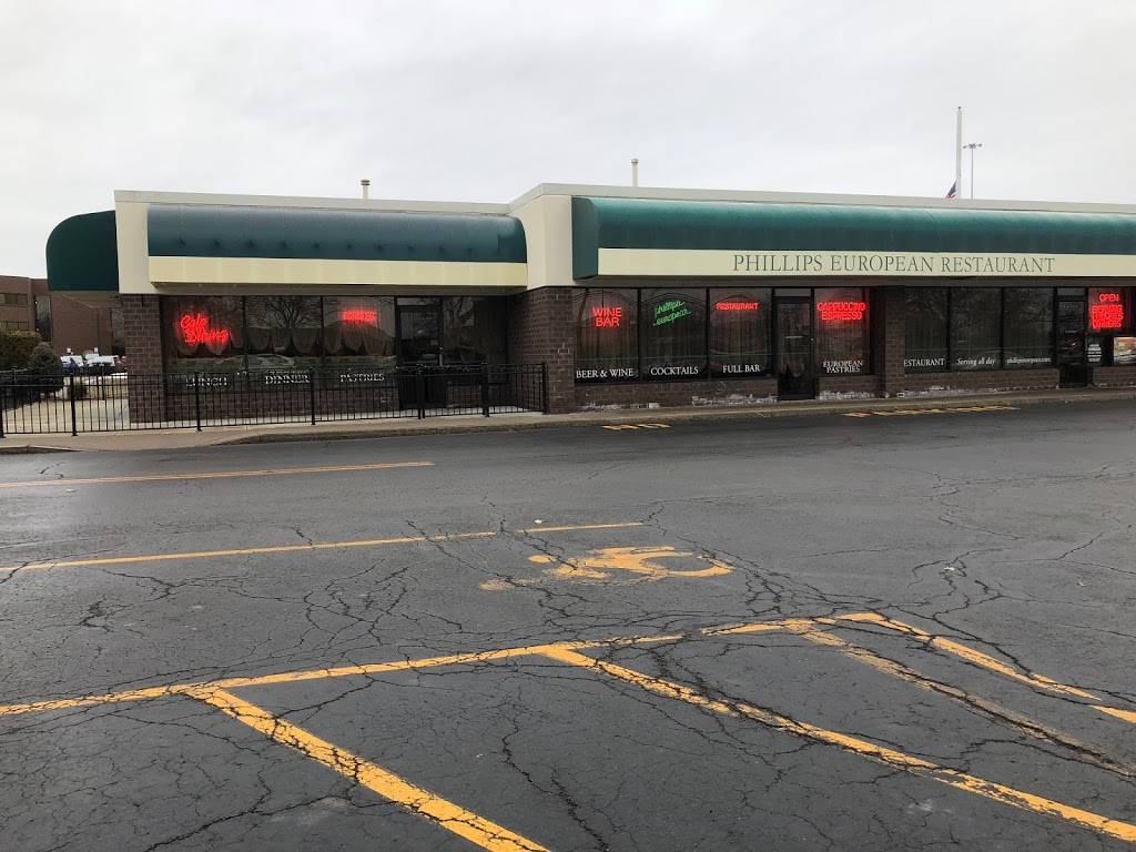 Phillips European Restaurant | restaurant | 26 Corporate Woods, Rochester, NY 14623, USA | 5852729910 OR +1 585-272-9910