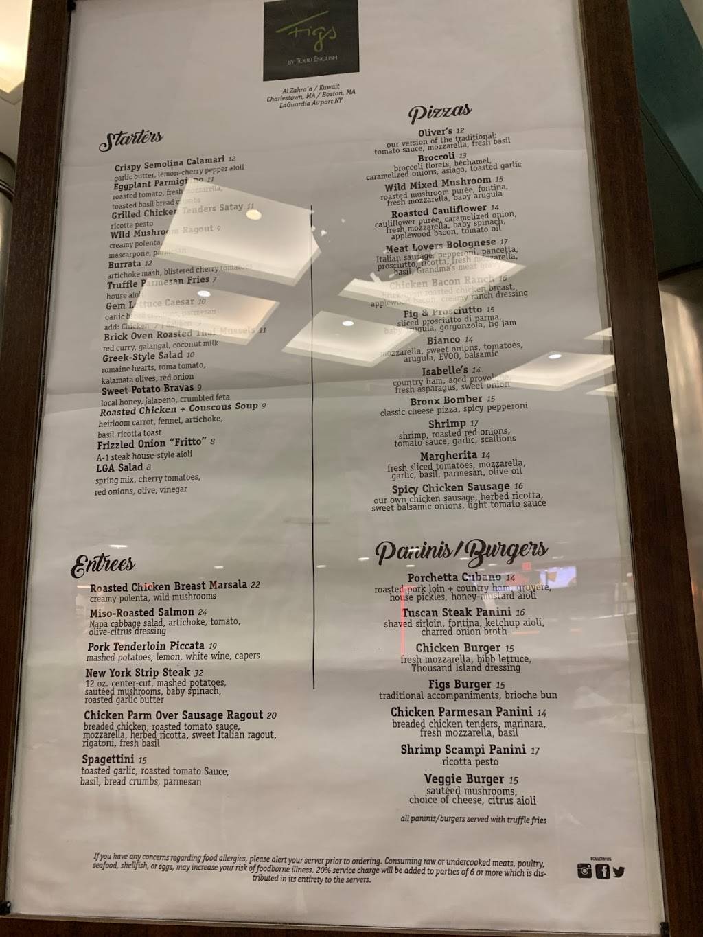 Todd Englishs Figs | restaurant | Terminal B, LaGuardia Ext, Flushing, NY 11371, USA | 7184467600 OR +1 718-446-7600