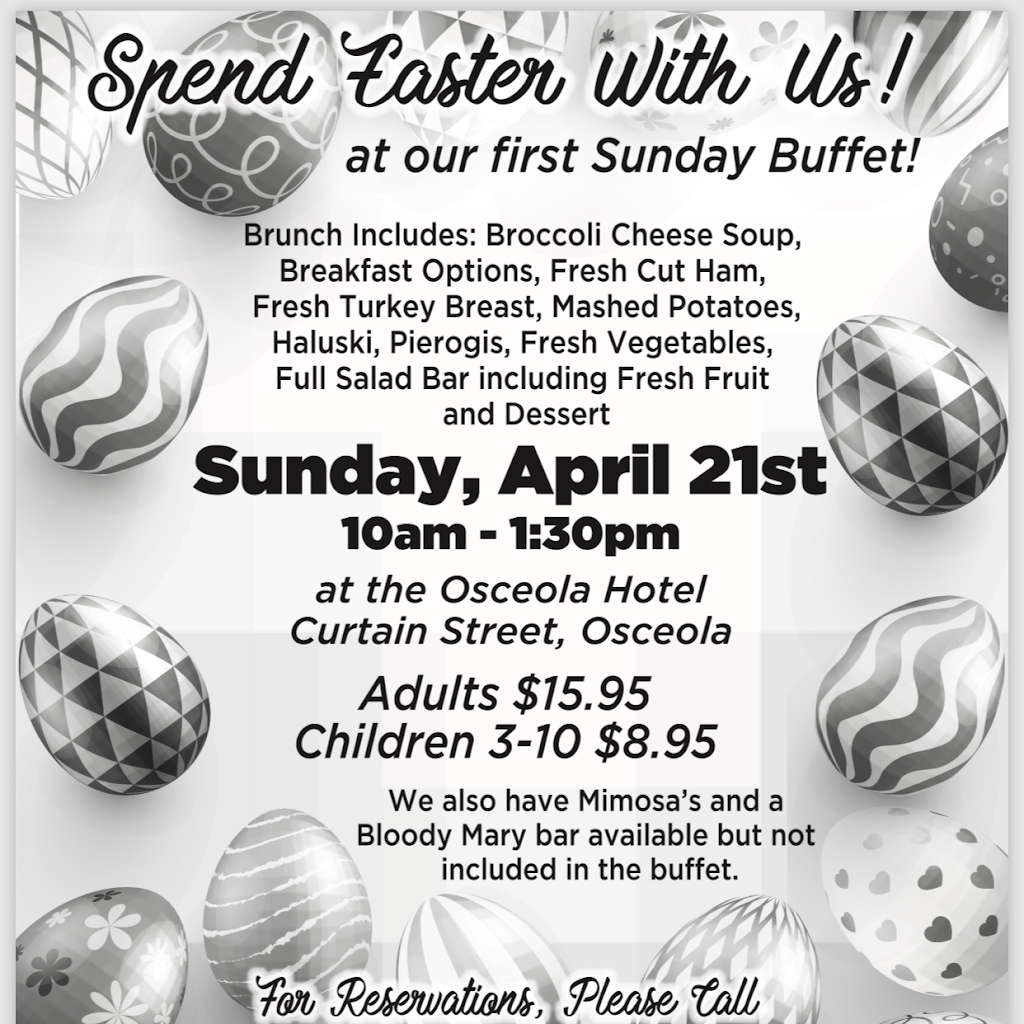 Osceola Hotel | restaurant | 228 Curtin St, Osceola Mills, PA 16666, USA | 8143395257 OR +1 814-339-5257