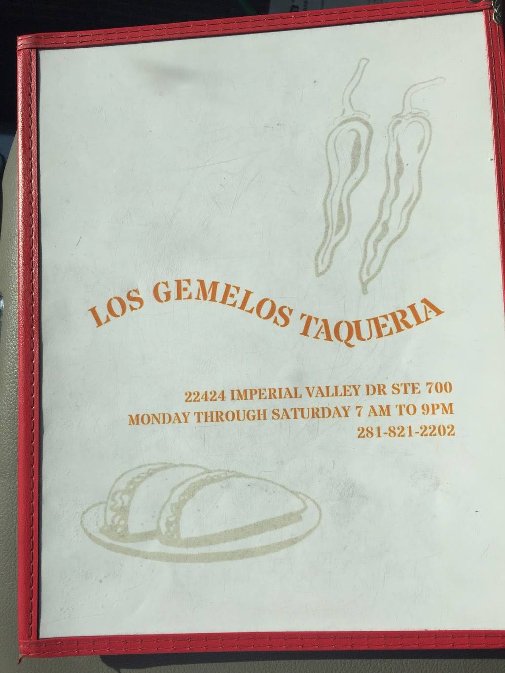 Los Gemelos Taqueria | restaurant | 22424 Imperial Valley Dr, Houston, TX 77073, USA | 2816458481 OR +1 281-645-8481