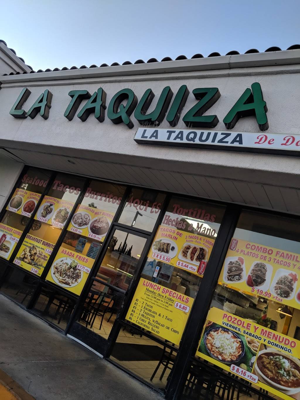 La Taquiza | restaurant | 4149 Tweedy Blvd # D, South Gate, CA 90280, USA | 3235671800 OR +1 323-567-1800