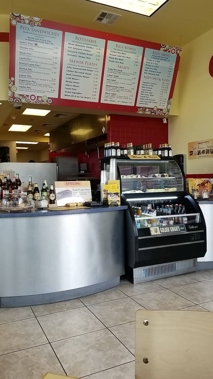 Crazy Pita Rotisserie & Grill | meal delivery | 10975 Sage Park Dr #100, Las Vegas, NV 89135, USA | 7027502118 OR +1 702-750-2118