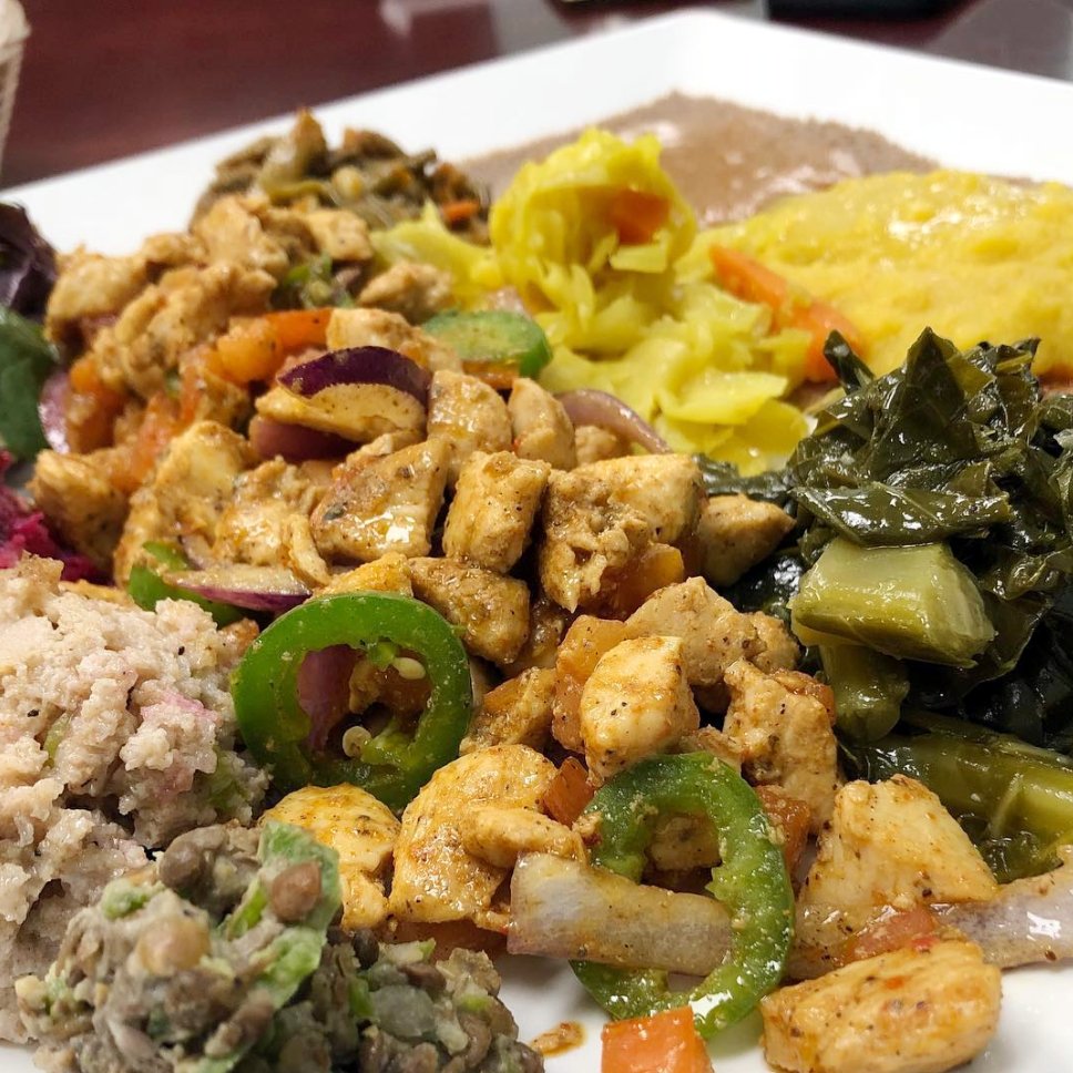 Enat Ethiopian - Optimist Hall | restaurant | 1115 N Brevard St Enat Ethiopian, Charlotte, NC 28206, USA | 9809384636 OR +1 980-938-4636