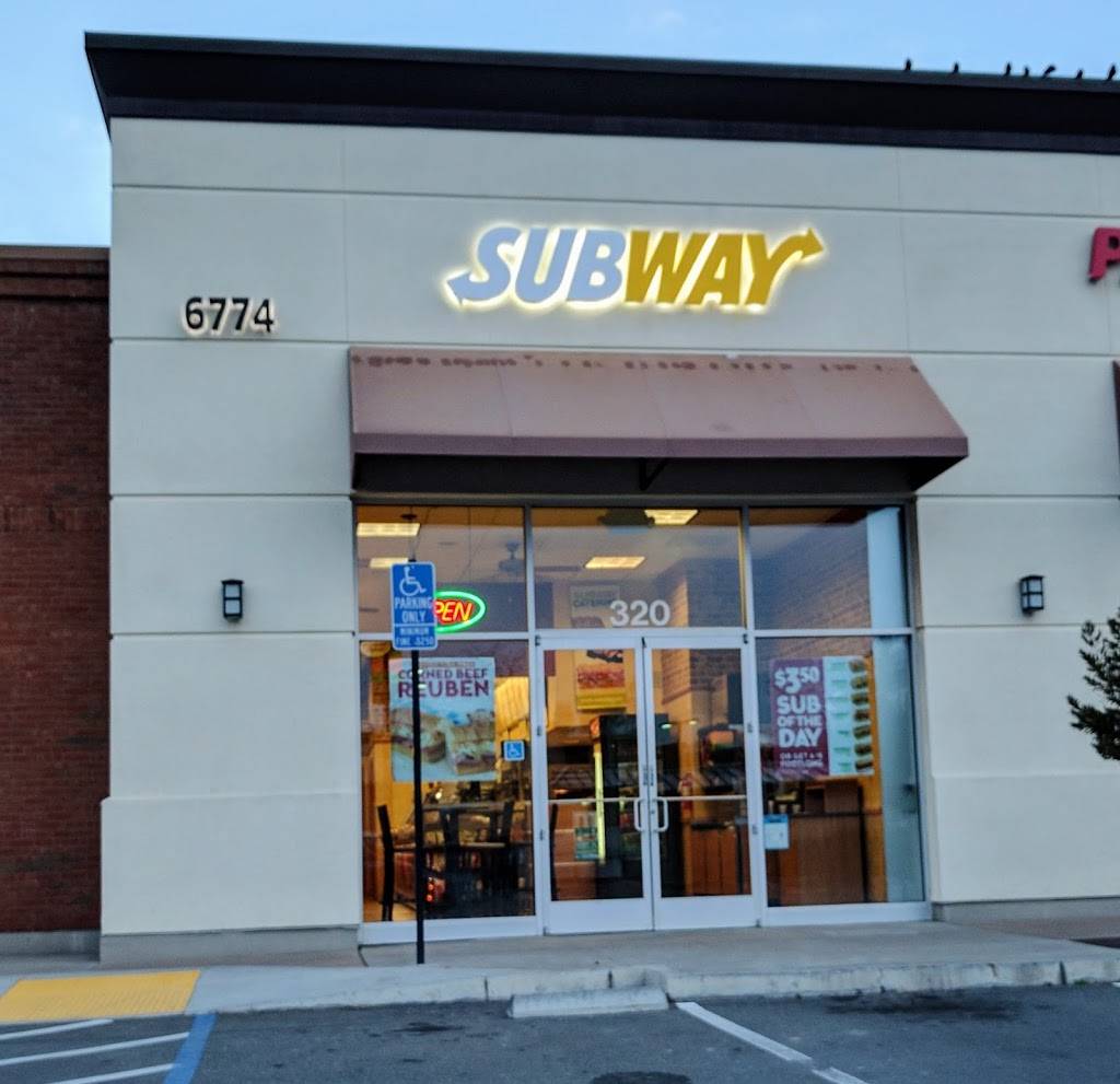 Subway Restaurants | restaurant | 6774 Bernal Ave, Gateway ShoppingCtr Suite 320, Pleasanton, CA 94566, USA | 9253988118 OR +1 925-398-8118