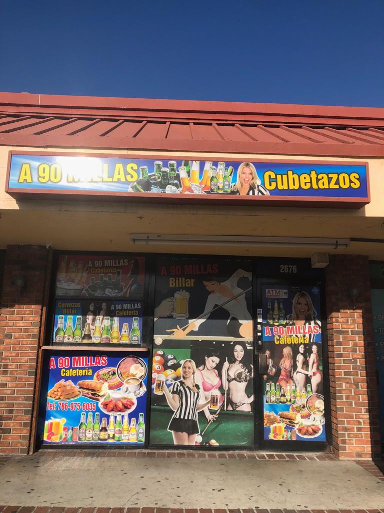 A 90 Millas Café | restaurant | 2676 W 12th Ave, Hialeah, FL 33010, USA | 7869756035 OR +1 786-975-6035