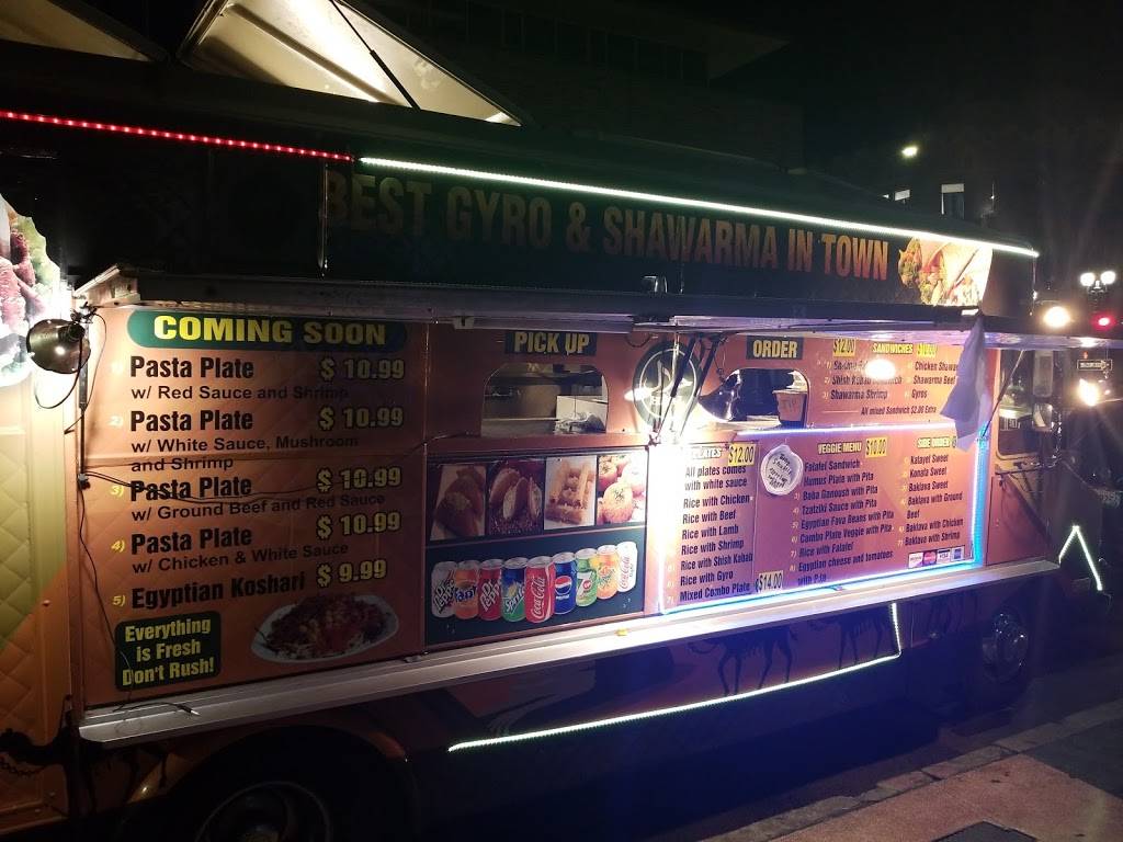 Shrimp falafel truck | restaurant | 1738 Telegraph Ave, Oakland, CA 94612, USA | 5104805757 OR +1 510-480-5757