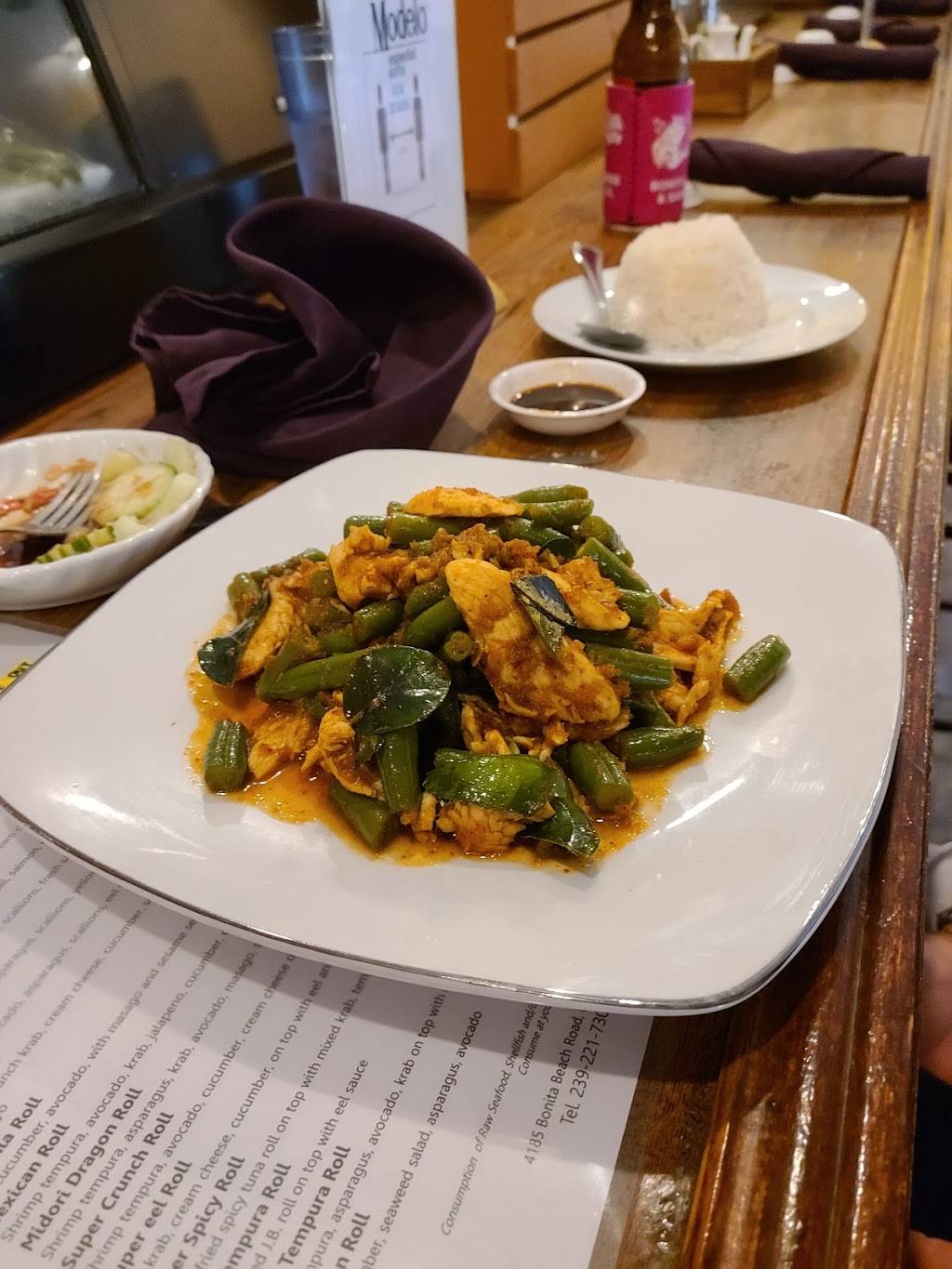 Muji Thai Country &Sushi | restaurant | 4185 Bonita Beach Rd SW, Bonita Springs, FL 34134, USA | 2392217305 OR +1 239-221-7305