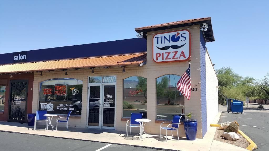 Tinos Pizza | restaurant | 6610 E Tanque Verde Rd, Tucson, AZ 85715, USA | 5202969656 OR +1 520-296-9656