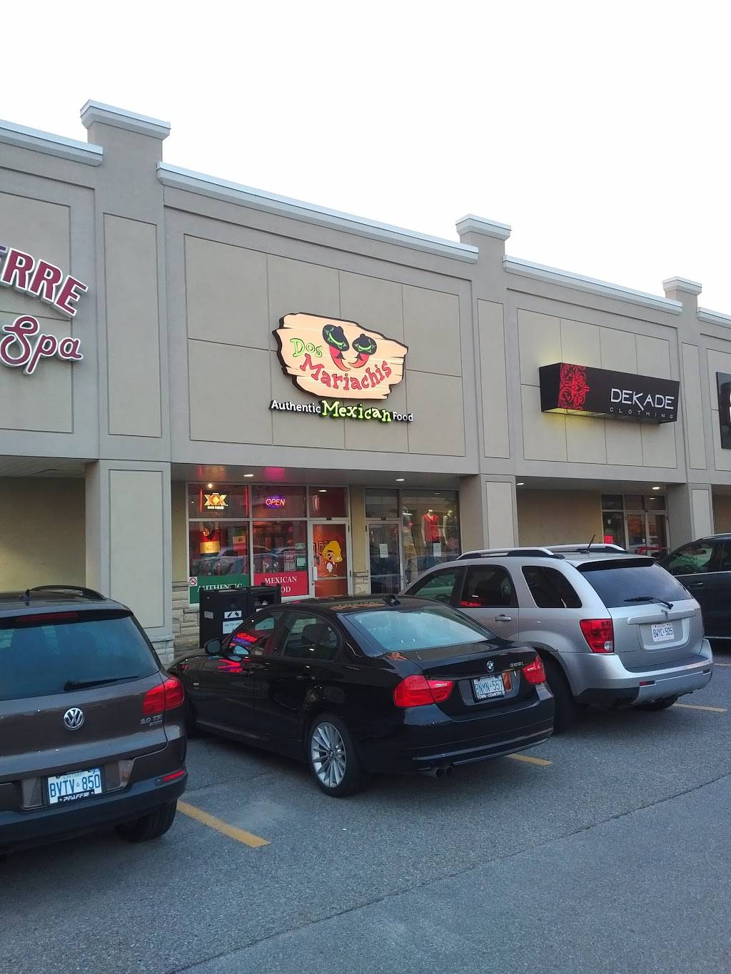 Dos Mariachis | restaurant | 444 Hollandview Trail, Aurora, ON L4G 7Z9, Canada | 9055035530 OR +1 905-503-5530