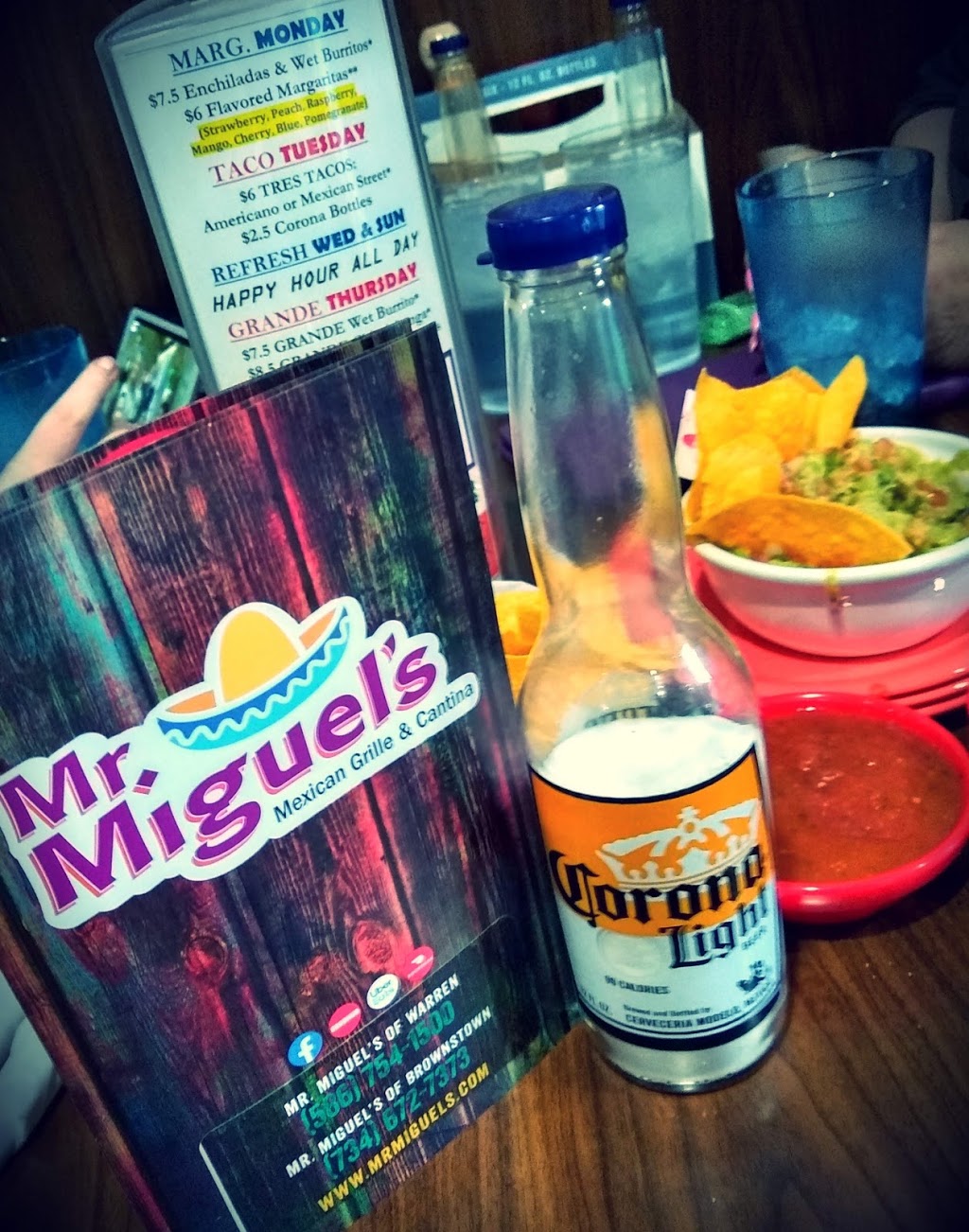 Mr. Miguels Mexican Grille & Cantina | restaurant | 21980 Telegraph Rd, Brownstown Charter Twp, MI 48183, USA | 7346727373 OR +1 734-672-7373
