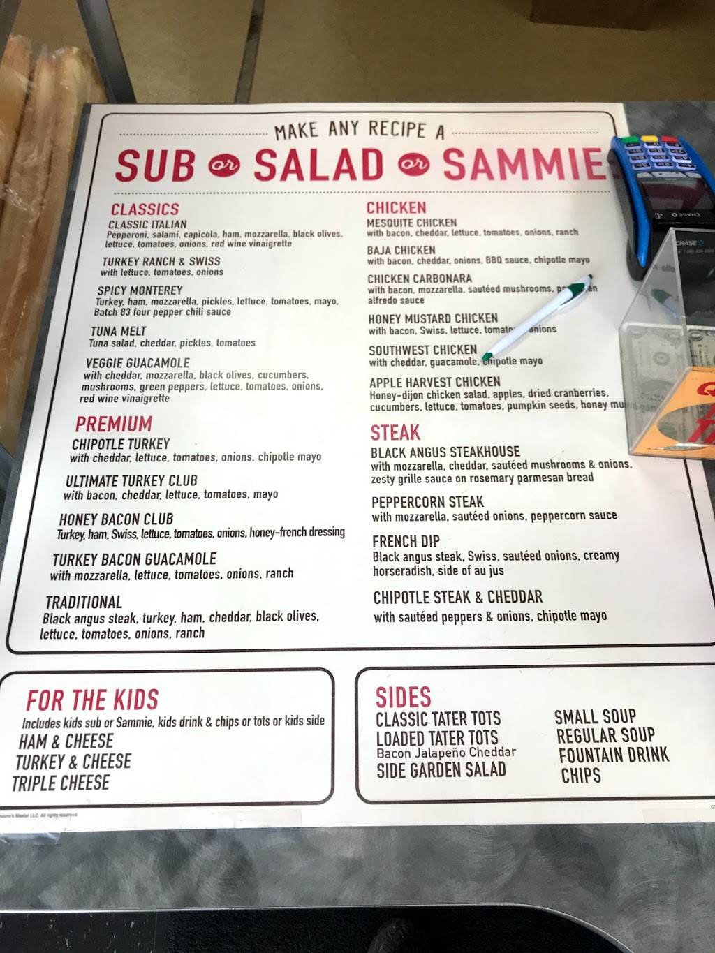 Quiznos | restaurant | 1330 164th St SW #502, Lynnwood, WA 98087, USA | 4257457718 OR +1 425-745-7718