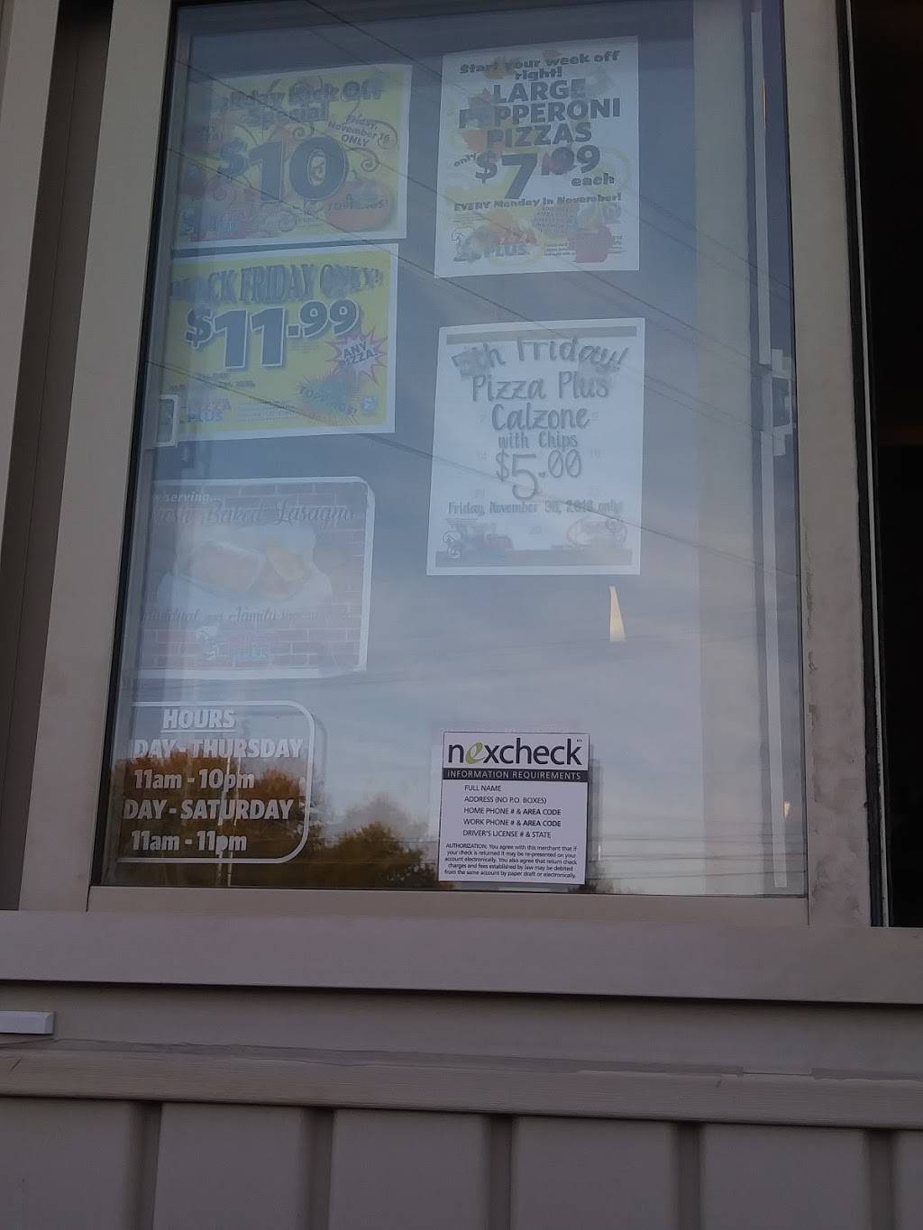 Pizza Plus | restaurant | 2703 Bloomingdale Rd, Kingsport, TN 37660, USA | 4232888808 OR +1 423-288-8808