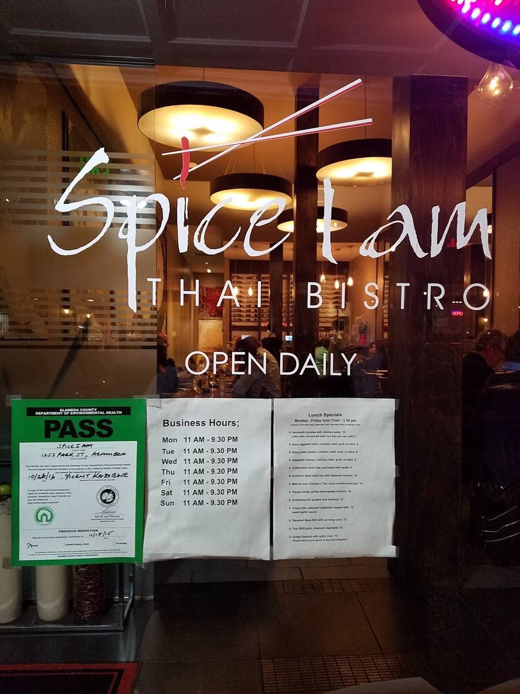 Spice I Am | restaurant | 1353 Park St, Alameda, CA 94501, USA | 5105228679 OR +1 510-522-8679