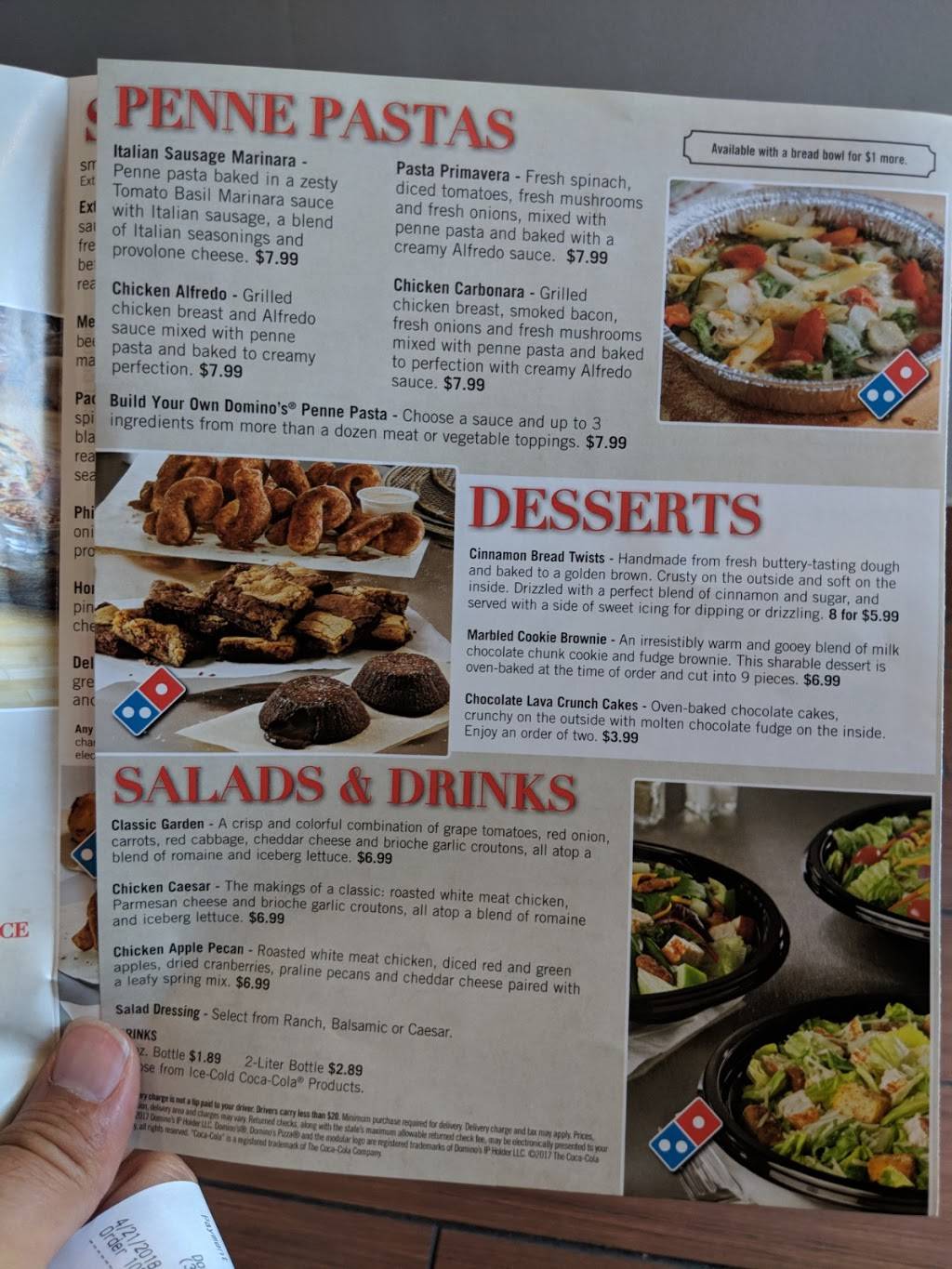 Dominos Pizza | meal delivery | 24428 FL-44, Sorrento, FL 32776, USA | 3524831660 OR +1 352-483-1660