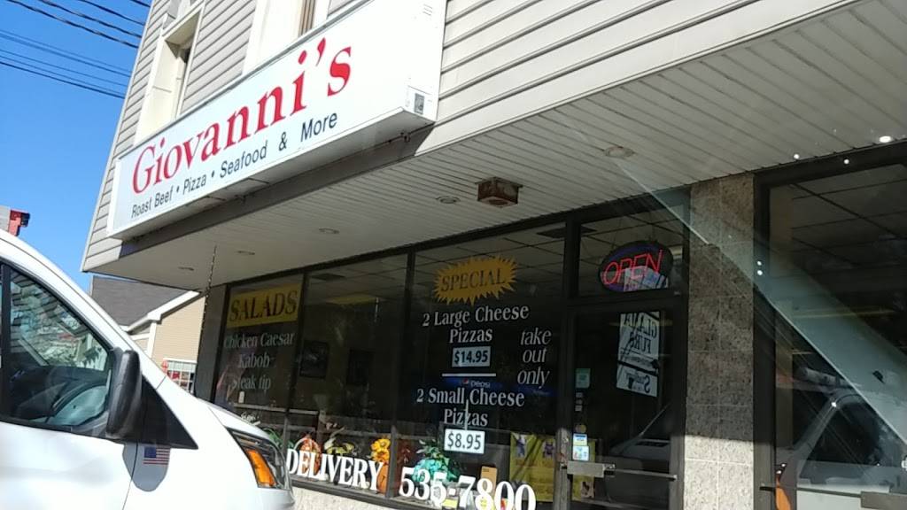 Giovannis House of Pizza | restaurant | 525 Lowell St, Peabody, MA 01960, USA | 9785351222 OR +1 978-535-1222