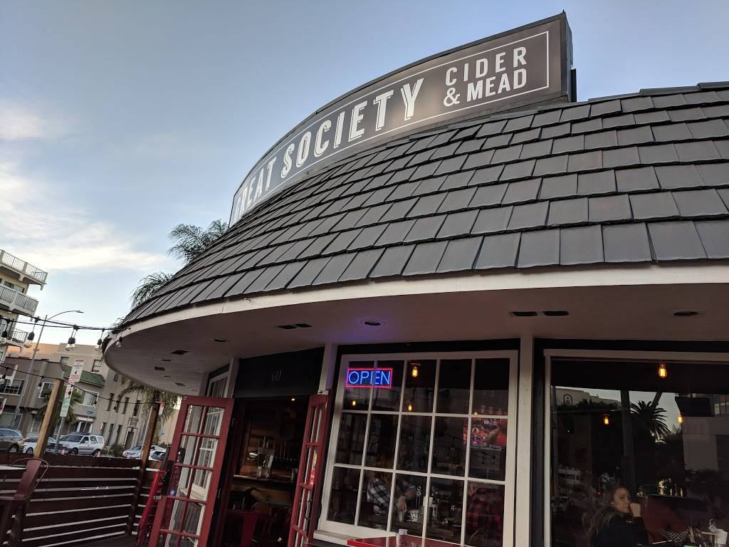 Great Society Cider & Mead | restaurant | 601 E Broadway, Long Beach, CA 90802, USA | 5622705625 OR +1 562-270-5625