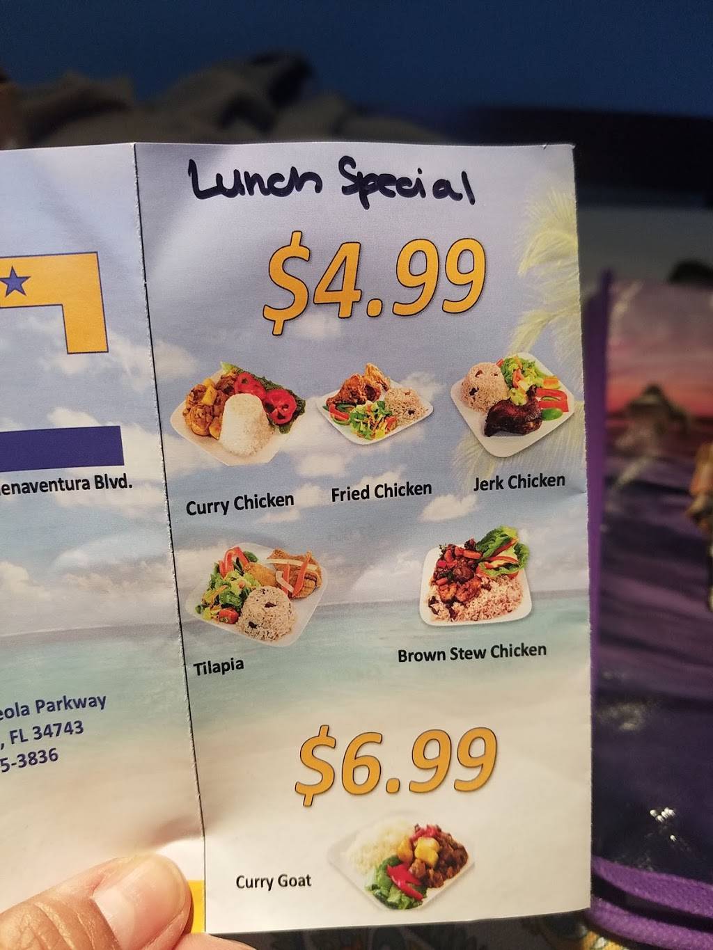 Flavors of Jamaica | restaurant | 2098 E Osceola Pkwy, Buena Ventura Lakes, FL 34743, USA | 4077853836 OR +1 407-785-3836