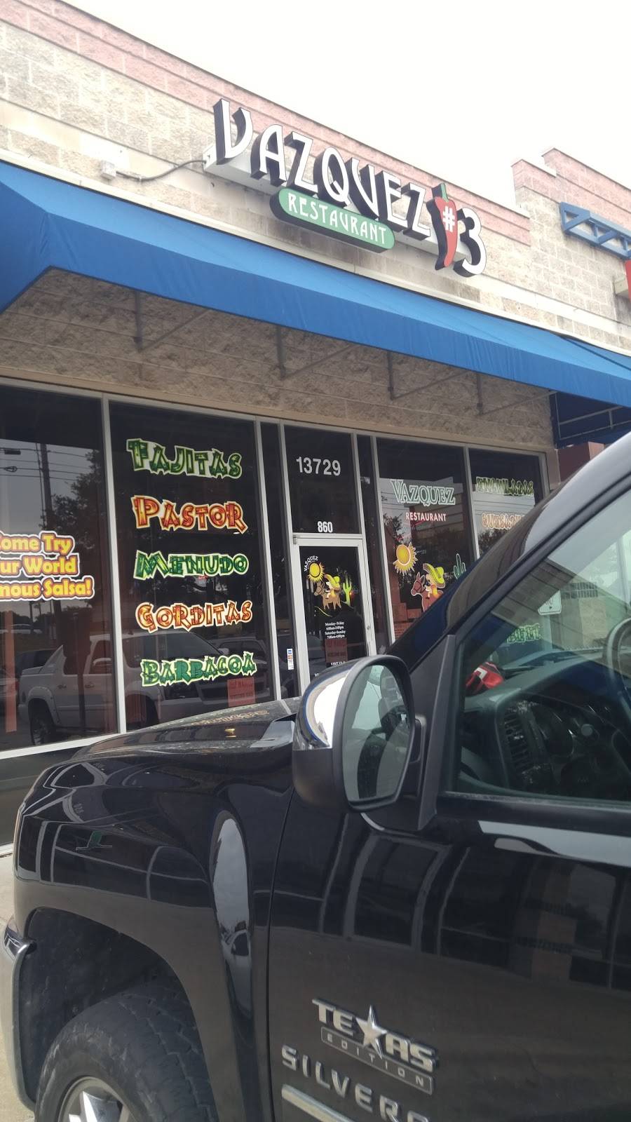 Vazquez Restaurant | restaurant | 13729 Research Blvd, Austin, TX 78750, USA | 5122199858 OR +1 512-219-9858