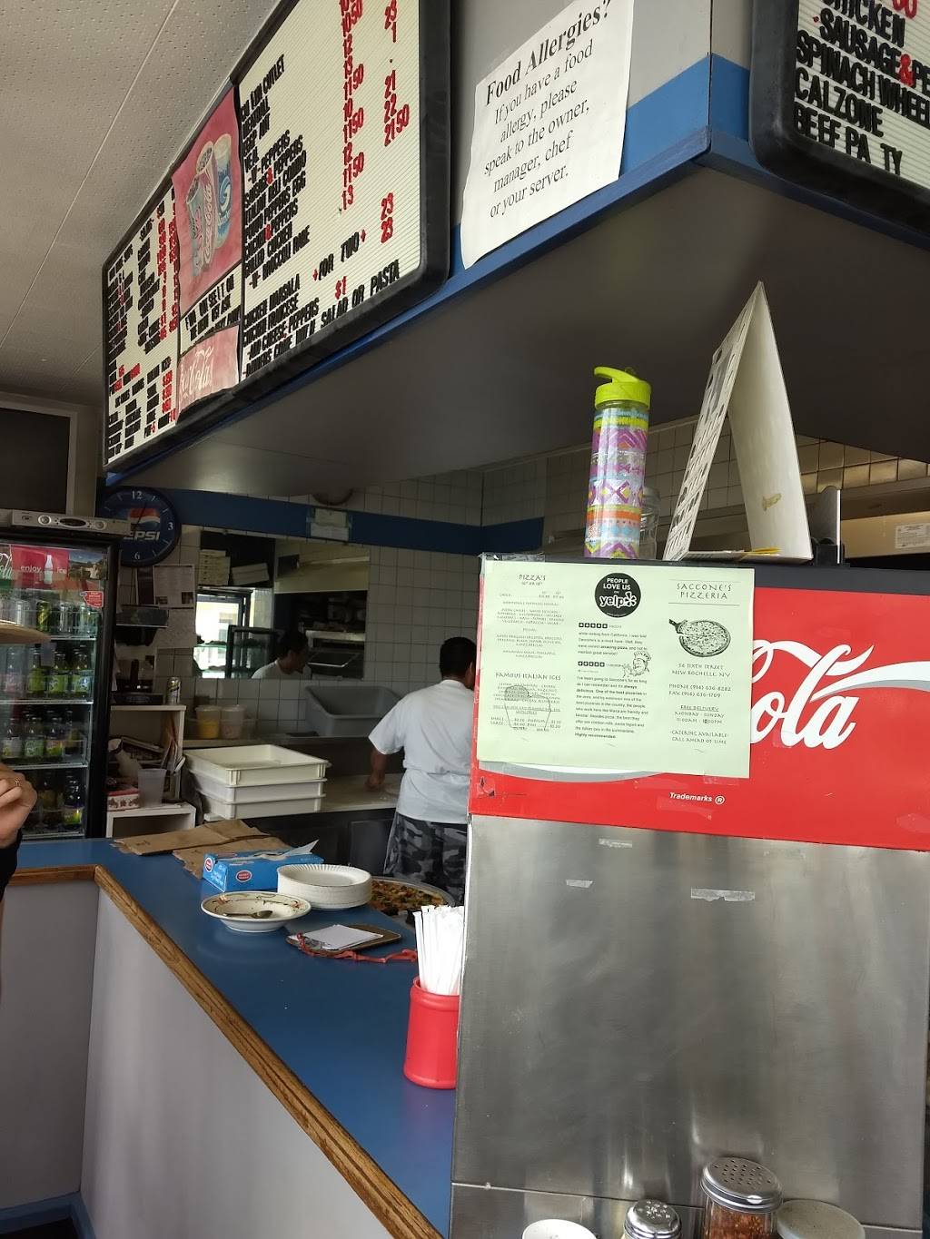 Saccones Pizzeria | restaurant | 56 6th St, New Rochelle, NY 10801, USA | 9146368282 OR +1 914-636-8282