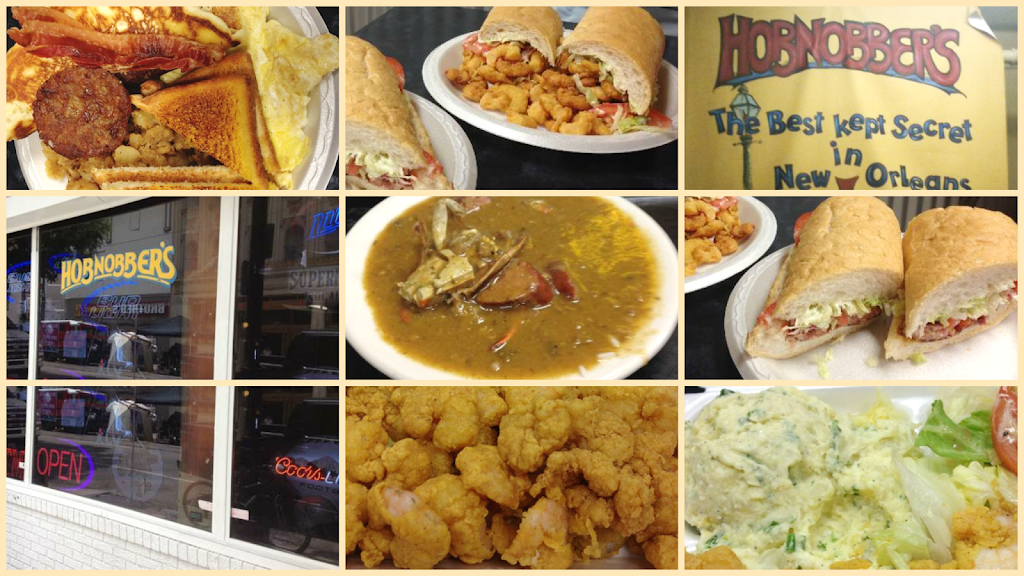 Hobnobbers Variety Bar & Restaurant | restaurant | 139 Carondelet St, New Orleans, LA 70130, USA | 5045255428 OR +1 504-525-5428