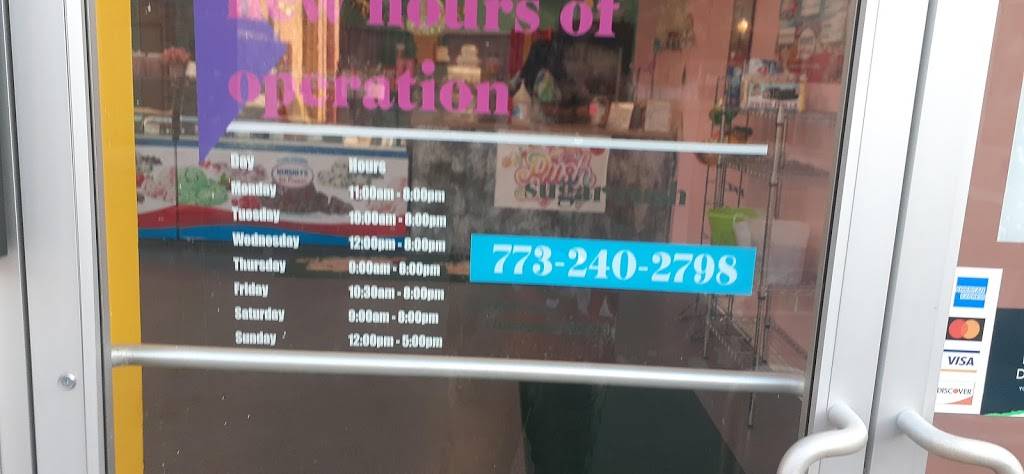 Sugar Rush Candy Shop | restaurant | 415 E 71st St, Chicago, IL 60619, USA | 7732402798 OR +1 773-240-2798