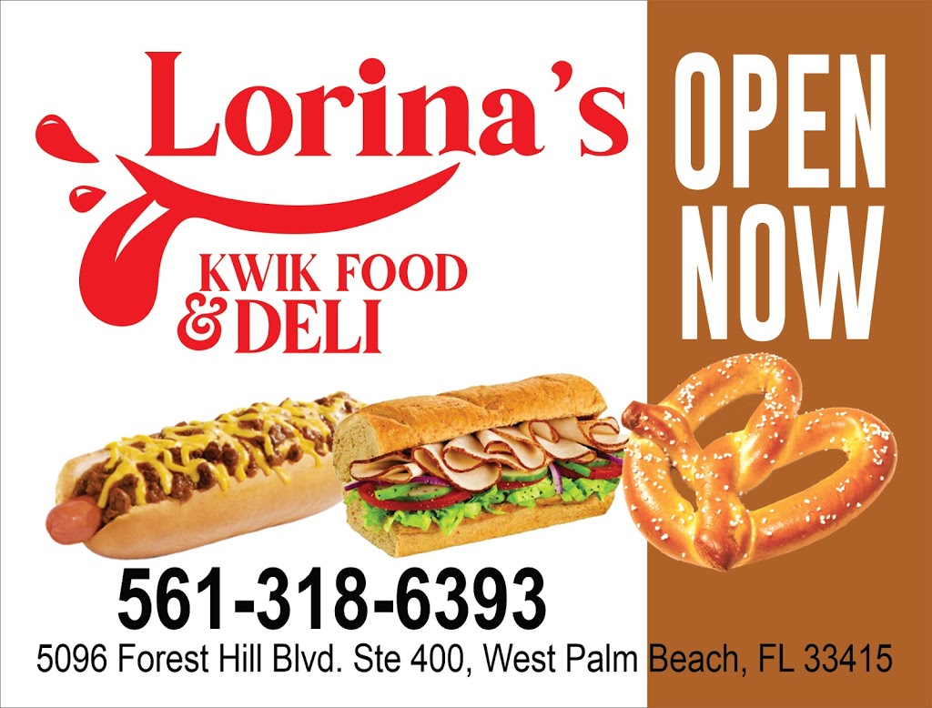 Lorina Food & deli Subs & Smooties | restaurant | 5096 Forest Hill Blvd suite 400, West Palm Beach, FL 33415, USA | 5613186393 OR +1 561-318-6393