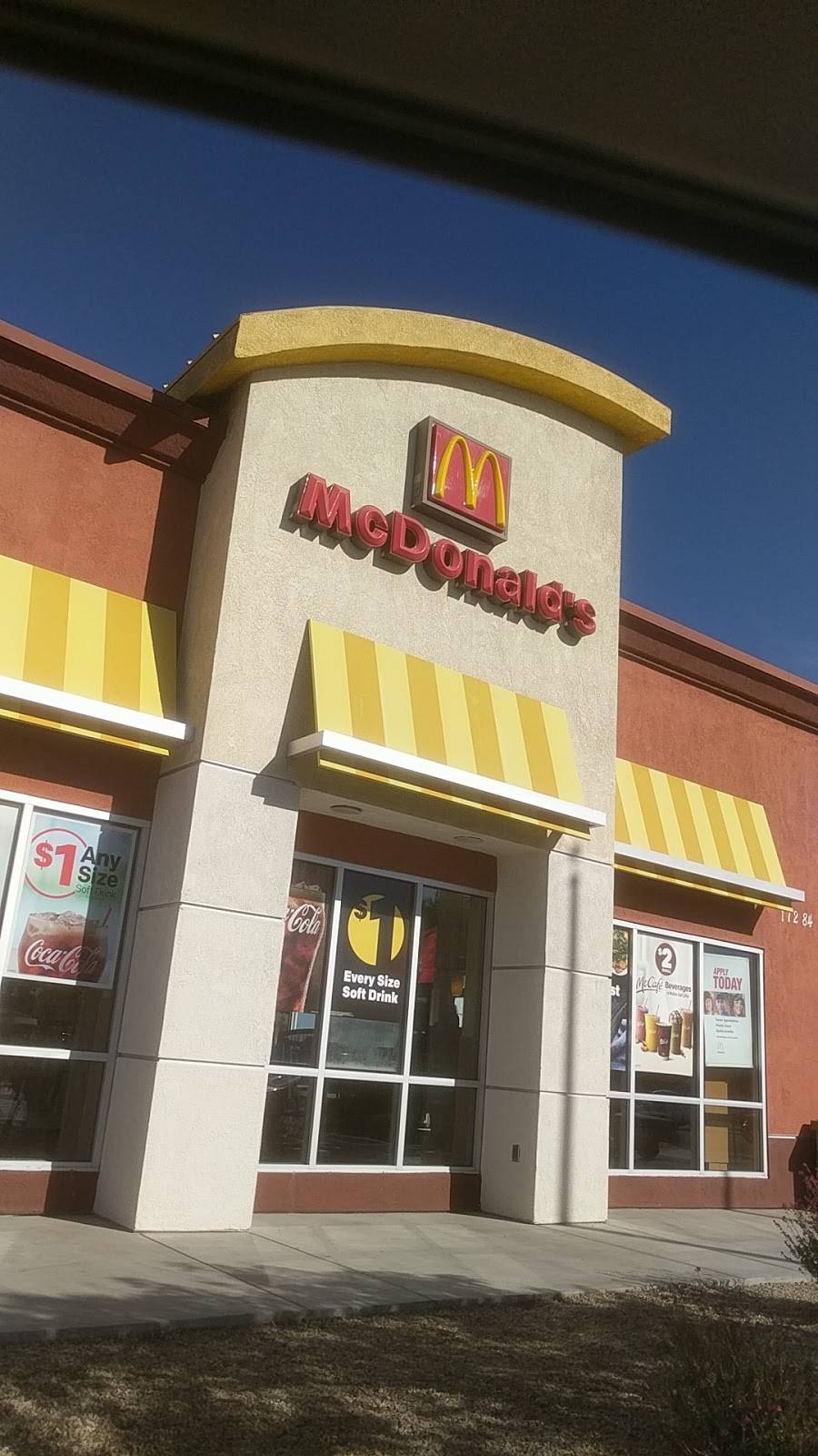 McDonalds | cafe | 17284 Main St, Hesperia, CA 92345, USA | 7609481202 OR +1 760-948-1202