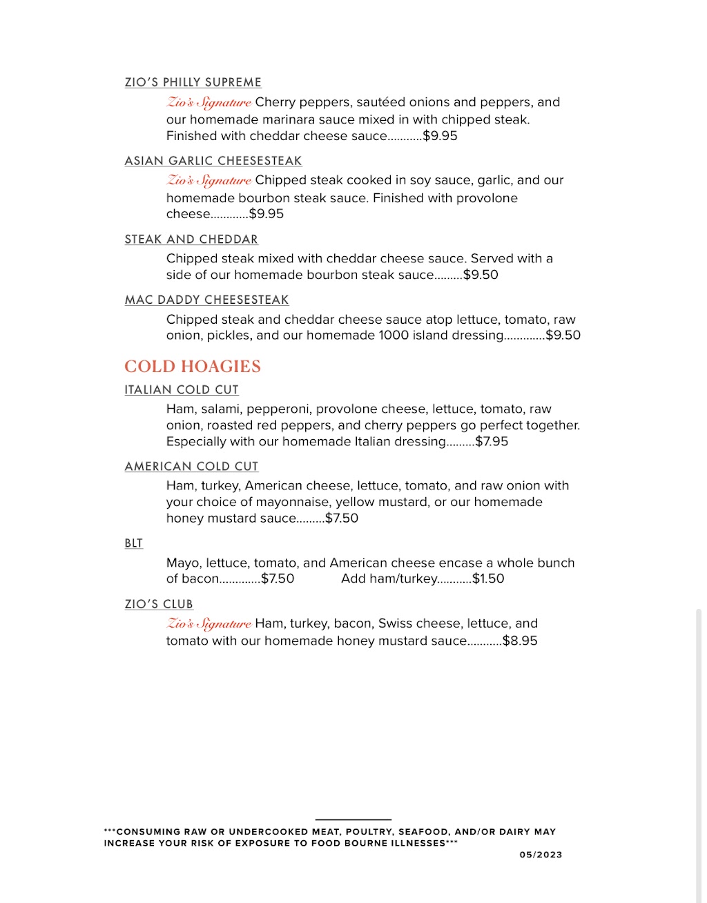 Zios | restaurant | 75 Banks Ave, Conyngham, PA 18219, USA | 5707881070 OR +1 570-788-1070