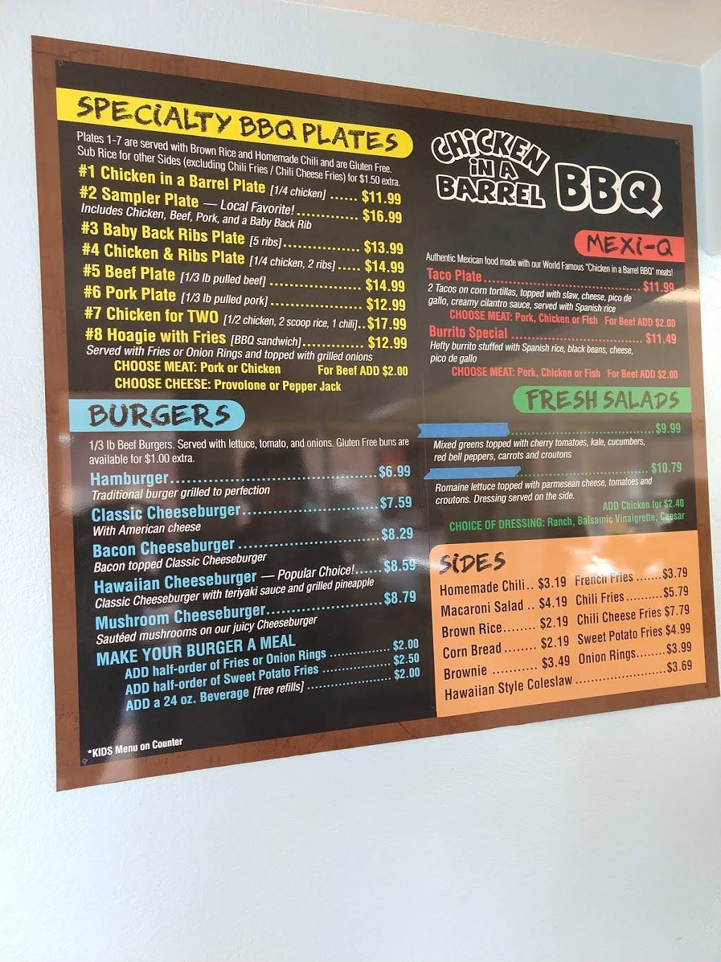 Chicken In A Barrel | restaurant | 2100 Lake Tahoe Blvd, South Lake Tahoe, CA 96150, USA | 5306004480 OR +1 530-600-4480