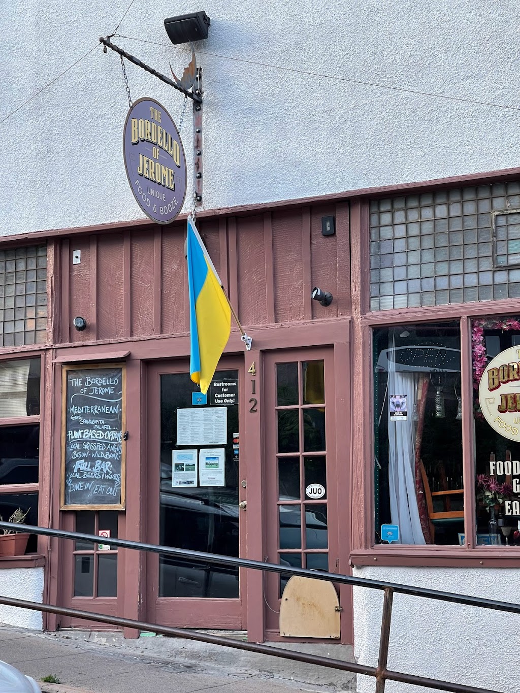 The Bordello of Jerome | restaurant | 412 Main St, Jerome, AZ 86331, USA | 9286495855 OR +1 928-649-5855