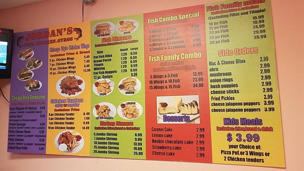 Jordans Fish & Chicken | restaurant | 2081 N Emerson Ave, Indianapolis, IN 46218, USA | 3173572200 OR +1 317-357-2200