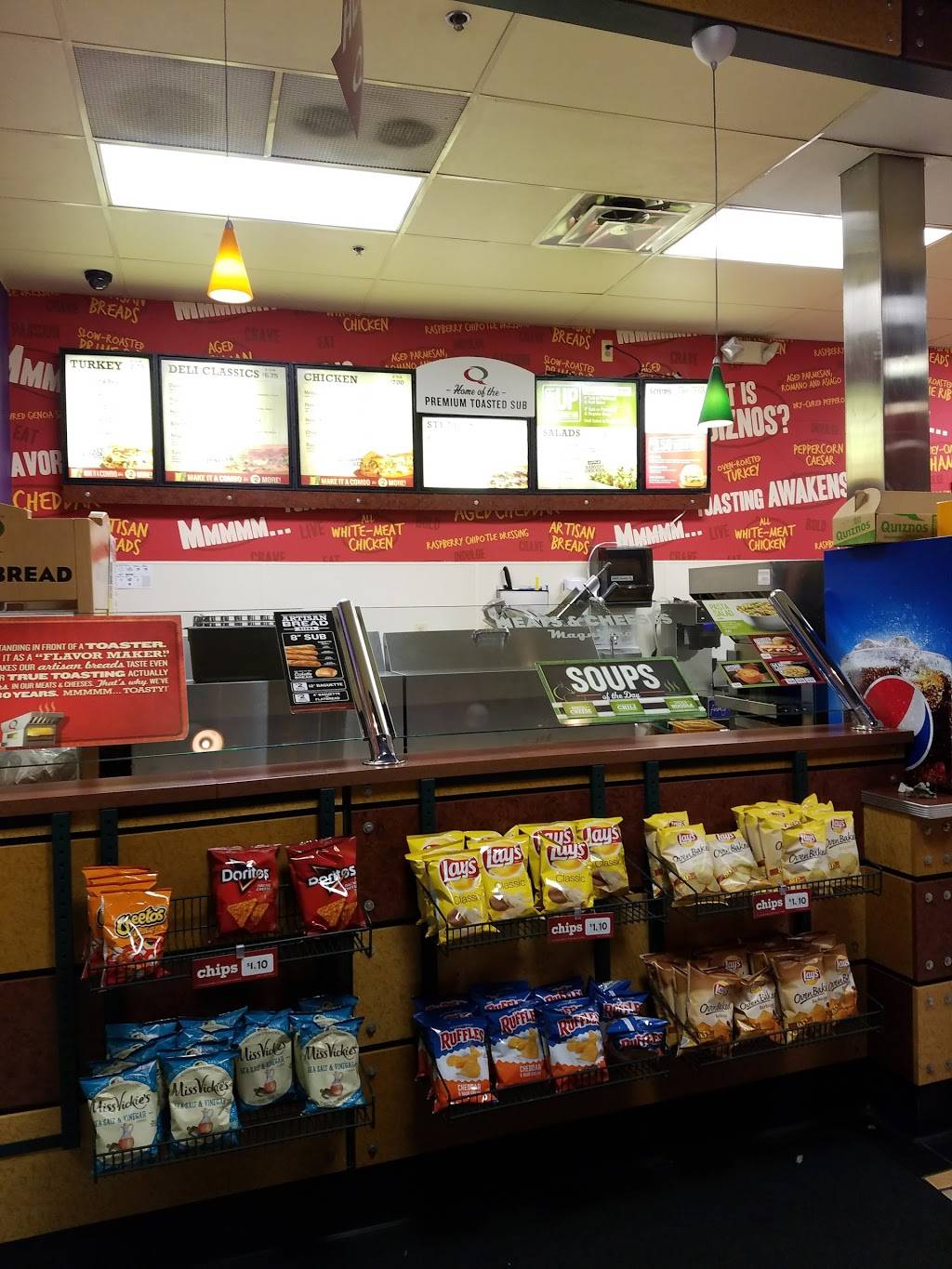 Quiznos | restaurant | 39345 Michigan Ave, Wayne, MI 48184, USA | 7347215555 OR +1 734-721-5555