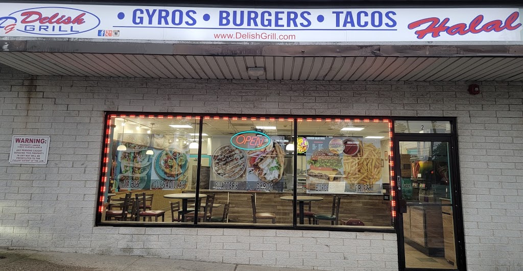 Delish Grill | restaurant | 1 Glenmere Ln, Coram, NY 11727, USA | 6318284351 OR +1 631-828-4351