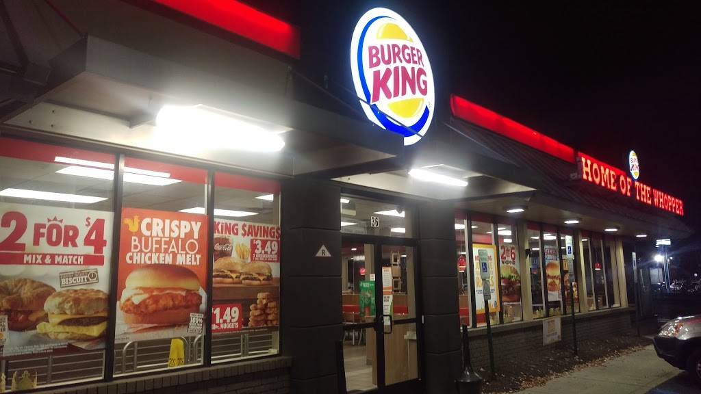Burger King | restaurant | 36 NJ-17, Rutherford, NJ 07070, USA | 2018961725 OR +1 201-896-1725
