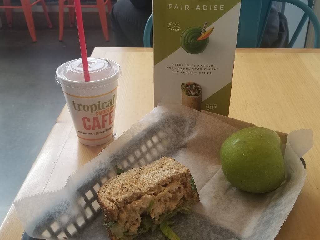 Tropical Smoothie Cafe | restaurant | 601 S Kings Dr E, Charlotte, NC 28204, USA | 9802374813 OR +1 980-237-4813