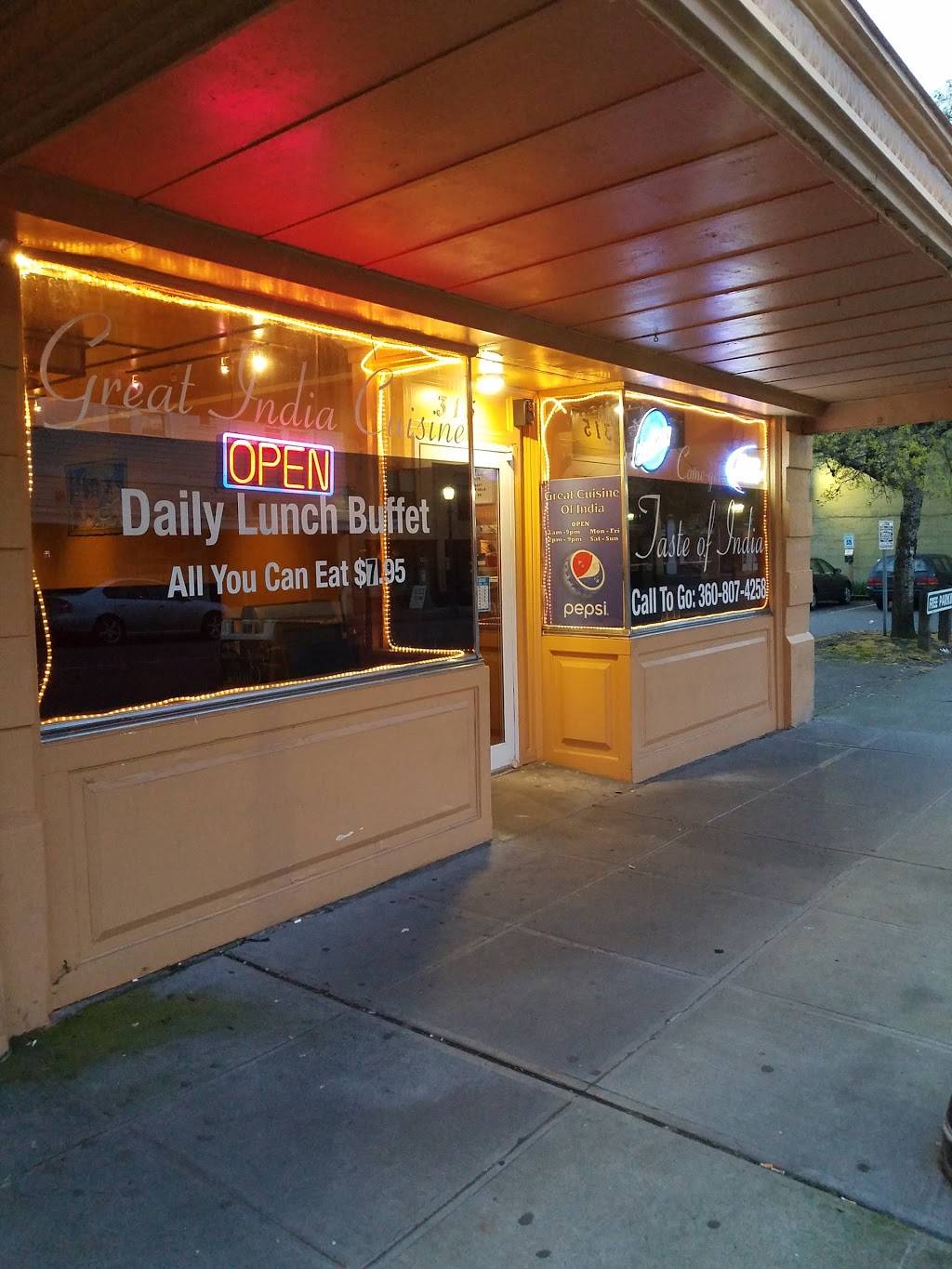 Great Cuisine of India | restaurant | 315 N Tower Ave, Centralia, WA 98531, USA | 3608074258 OR +1 360-807-4258